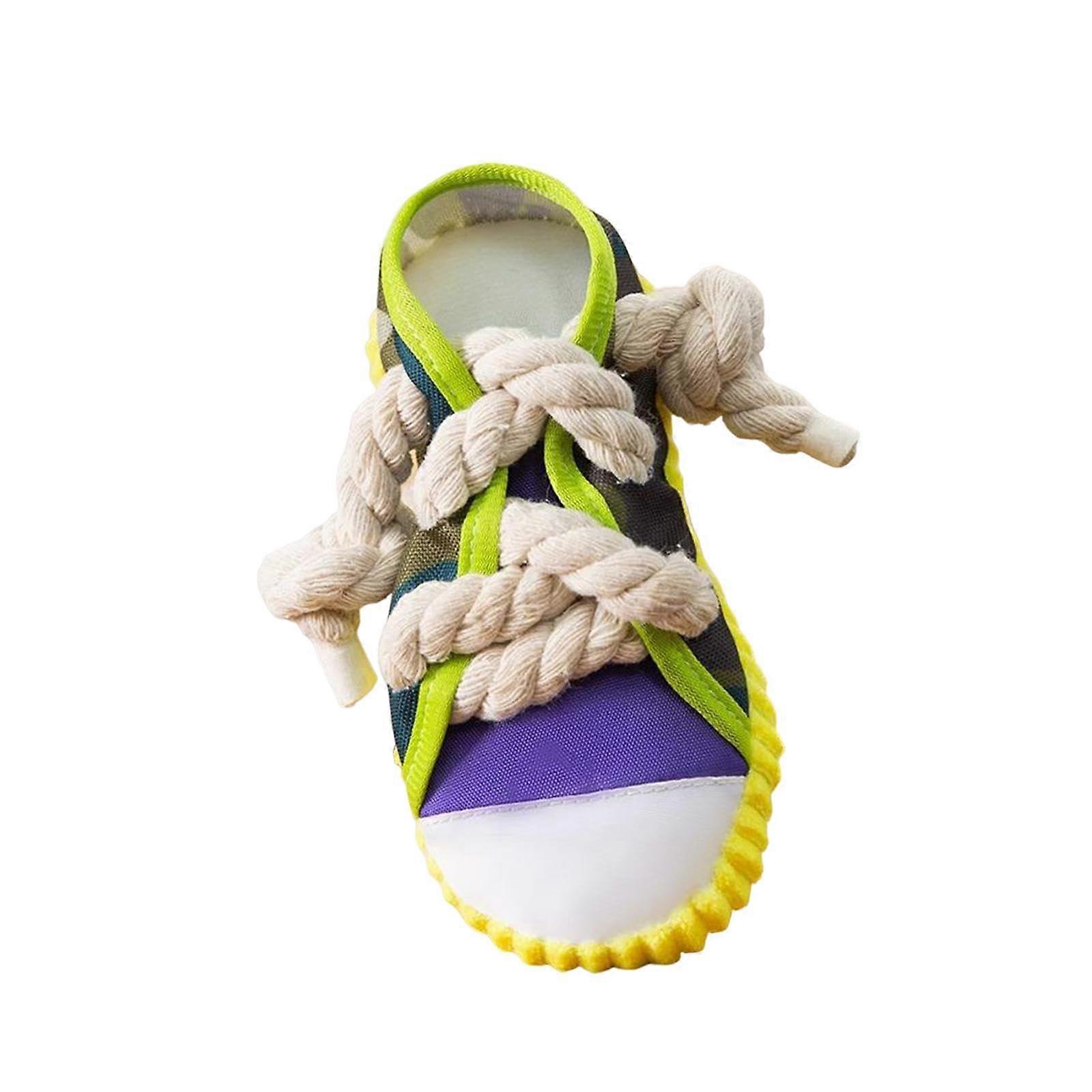 Hundebisszerrspielzeug Dog Tug Toy Squeaky Interactive Chew Toy For Dogs, Yellow Edge, Bite-Training Device, Durable