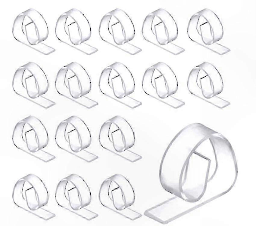Clear Plastic Tablecloth Clips, 24 Pack Holders for Party Decorations & Events