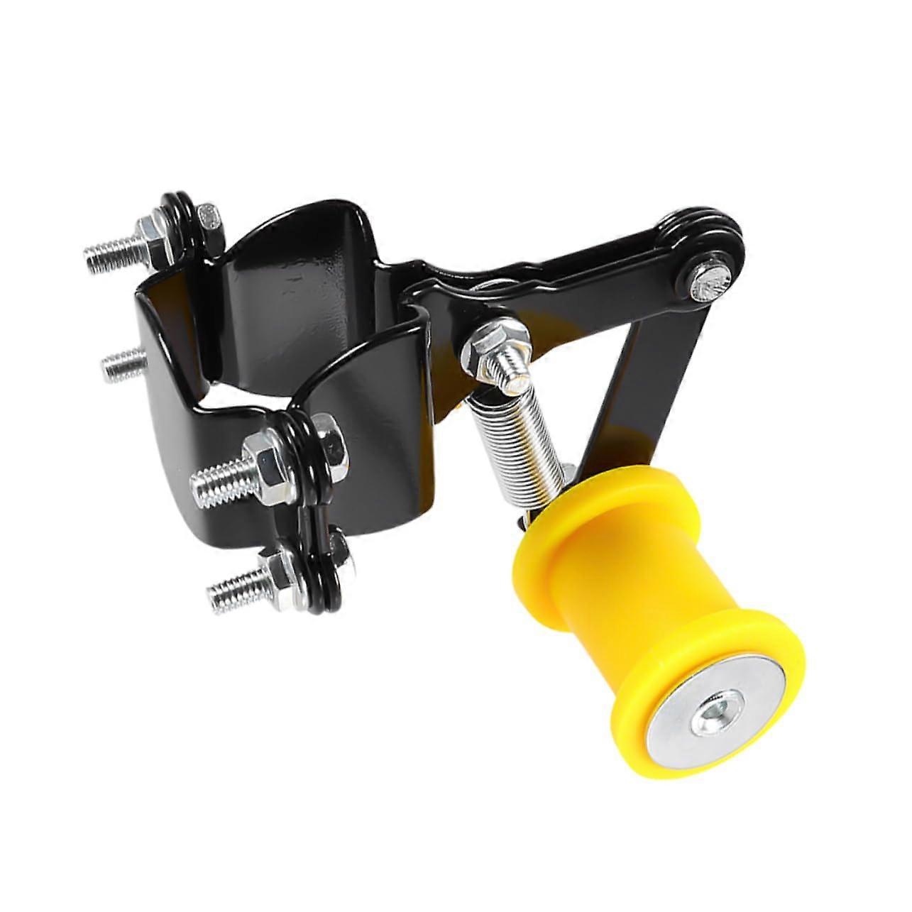 Motorcycle chain tensioner, durable set with chain tensioner guide for easy handling