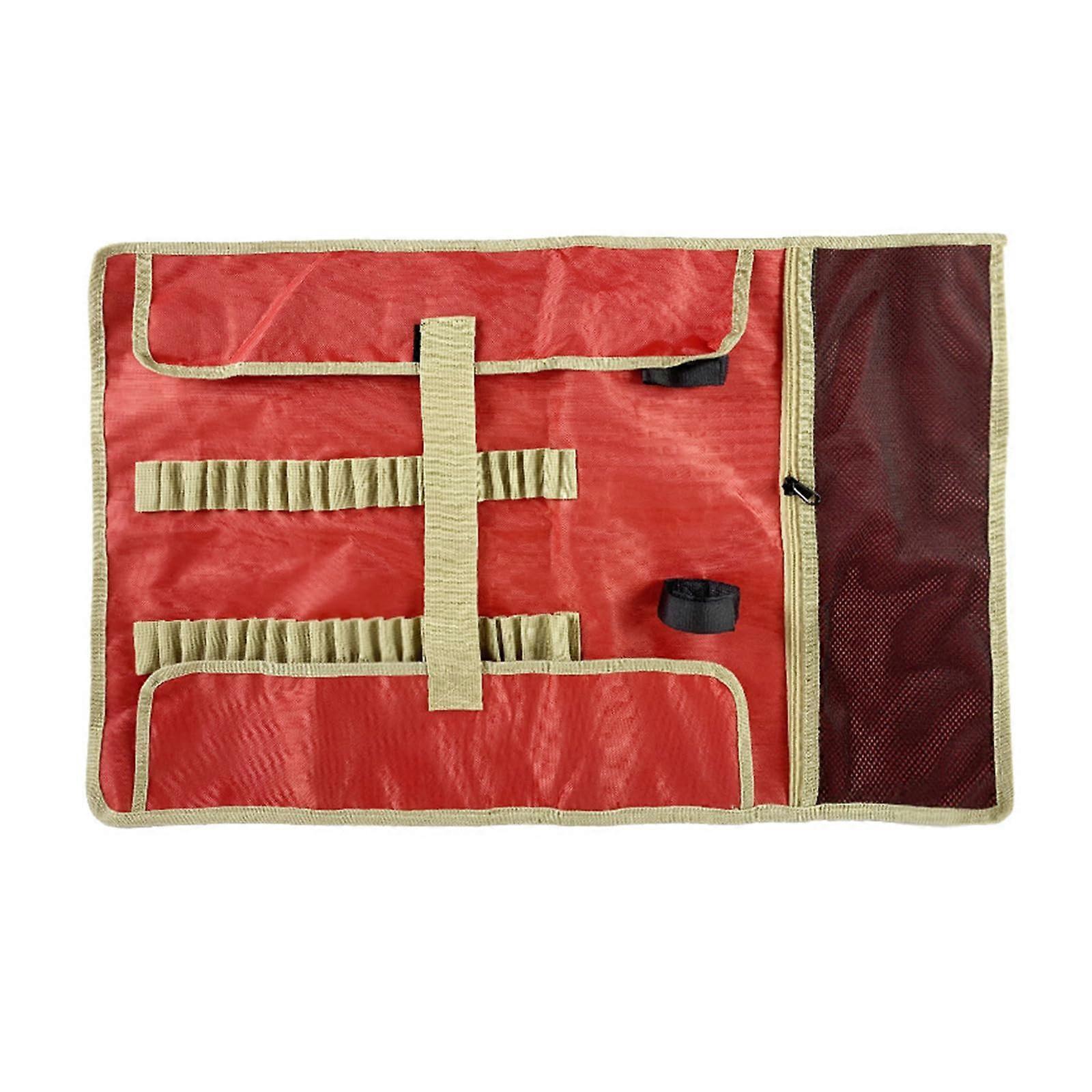 Oxford Cloth Rope Tent Pegs Nails Storage Bag for Ground and Tent Nails, Durable and Lightweight with Secure Closure