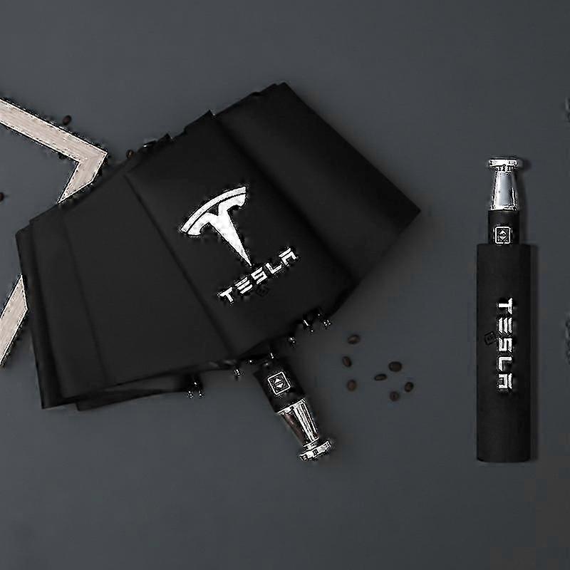 2025 Regen Winddicht 10-Knochen Auto Logo Regenschirm