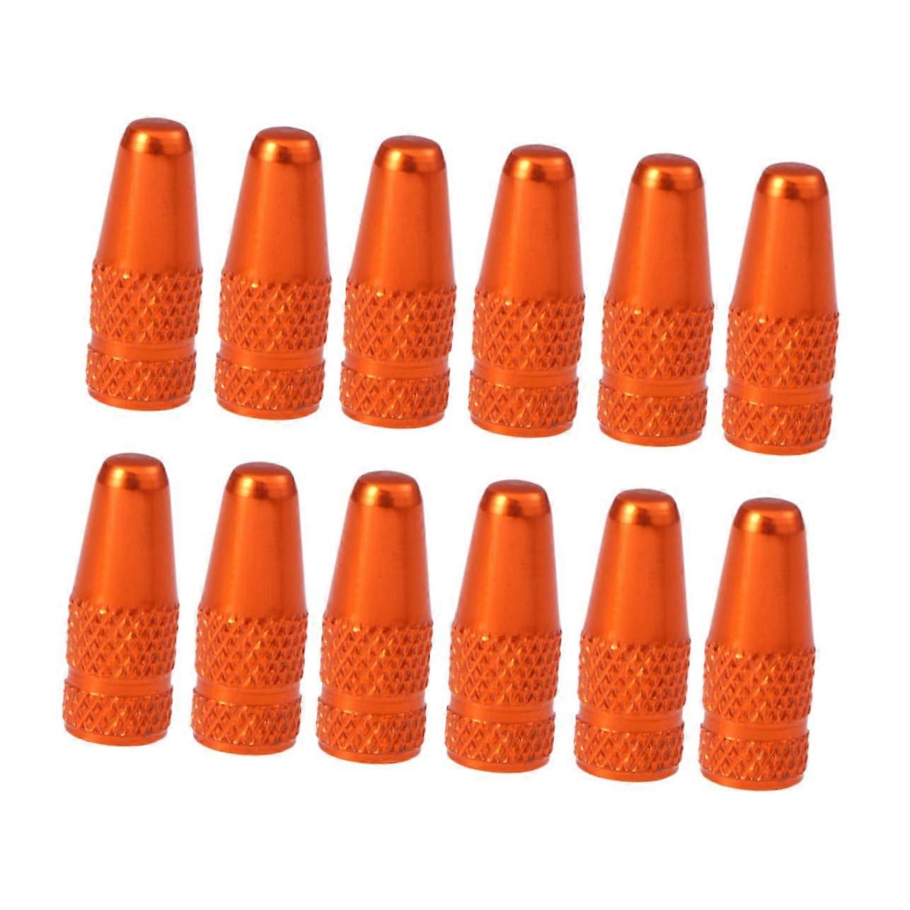 12-Pack French Style Bike Valve Caps for Mountain and Road Bicycles, Lightweight, Leak-Proof, and Dirt-Resistant