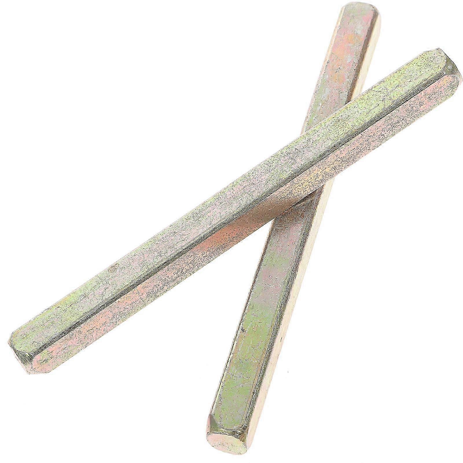 2pcs Ancien Bouton de Porte De Remplacement Porte Broche 85mm Broche Carrée8.5X0.8cmComme indiqué