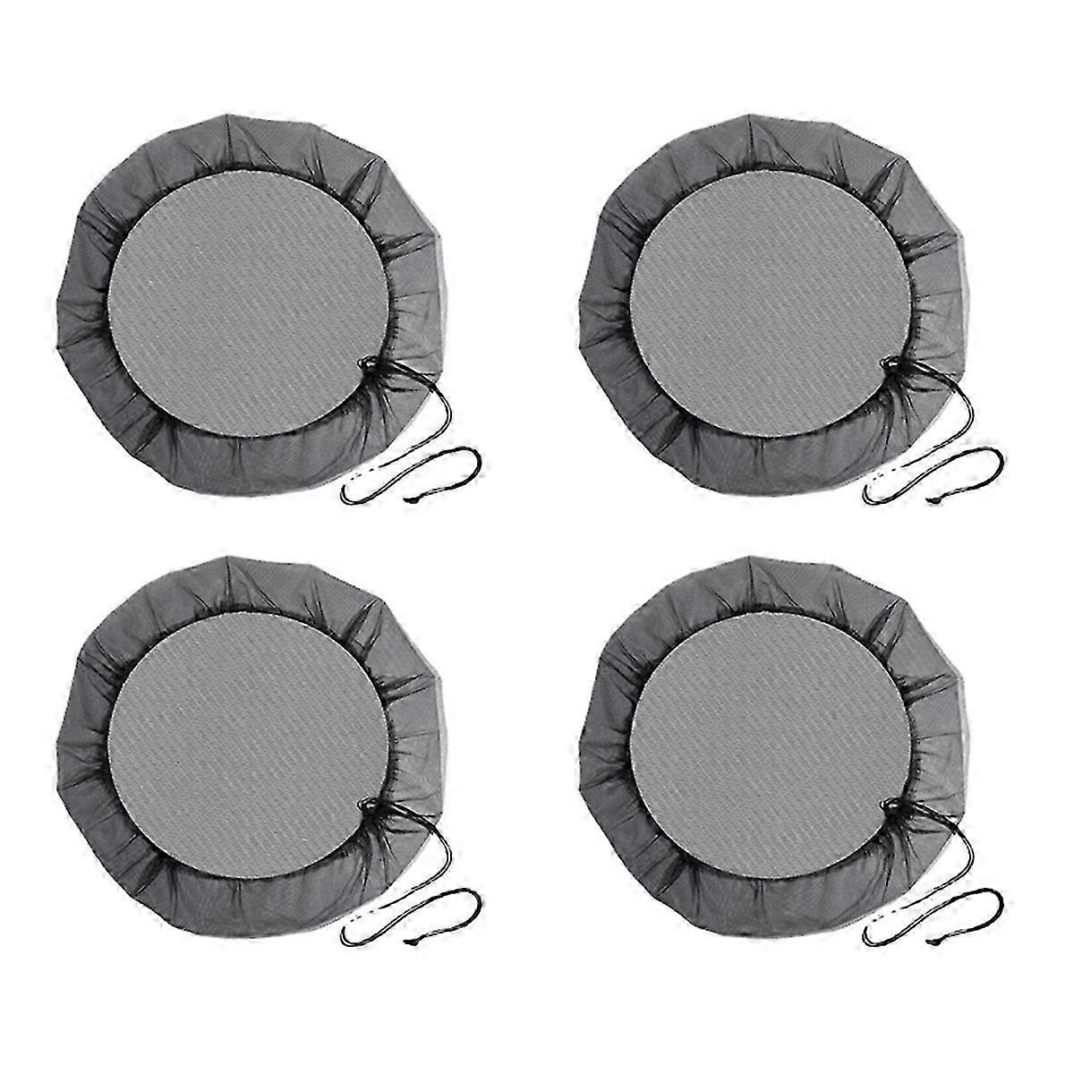 Outdoor Garden Rain Protection Mesh Cover with Insect Net for Water Tank Safety Filtering