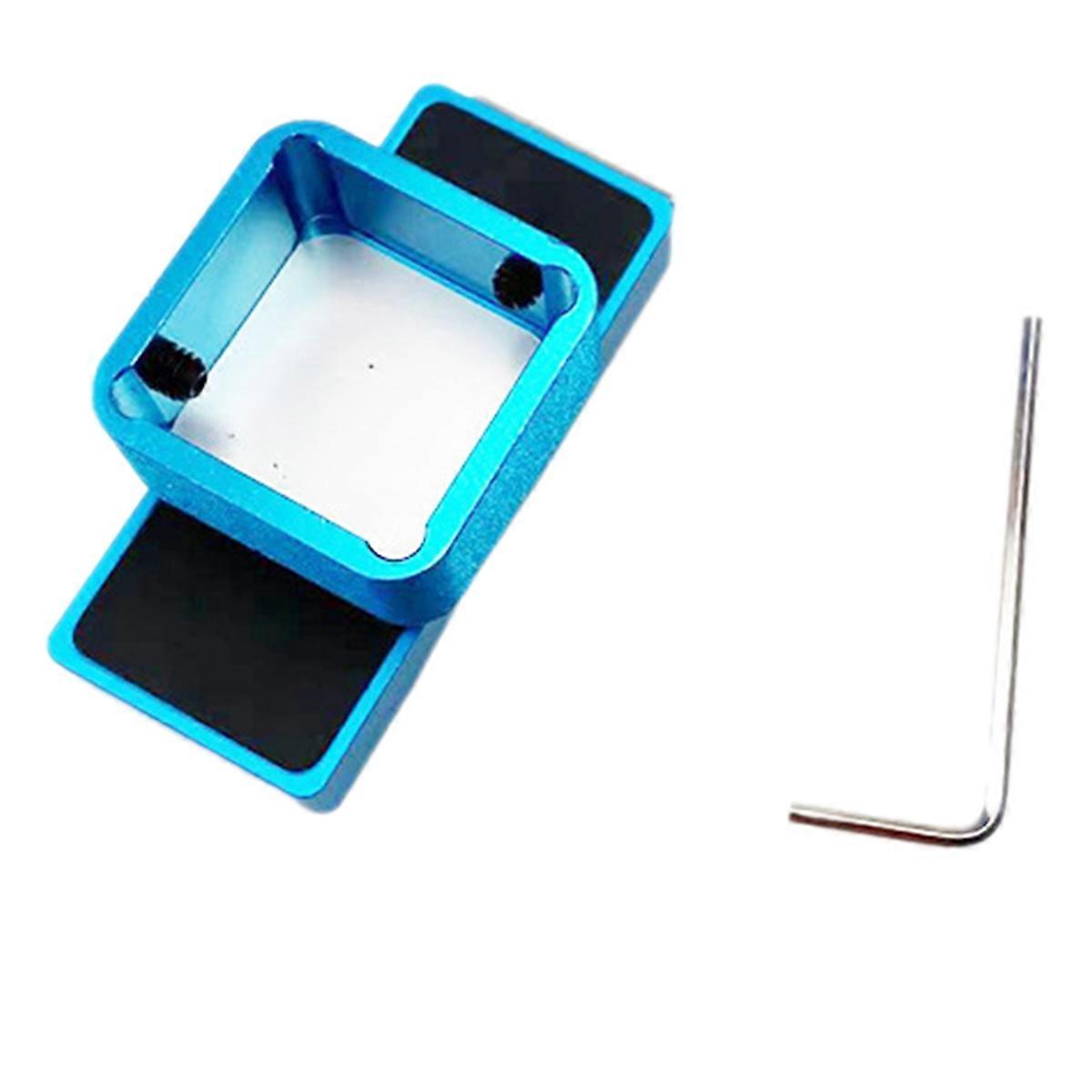 Billiard Chalk Holder Aluminum Alloy Billiard Chalk Holder Set Blue