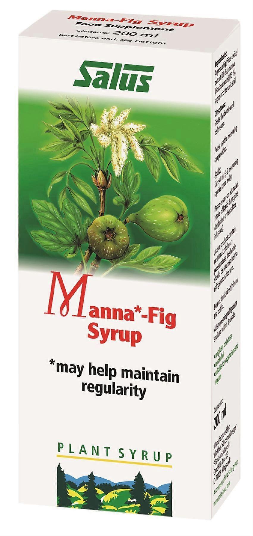 Salus Manna Fig Syrup 200ml - 4 Pack