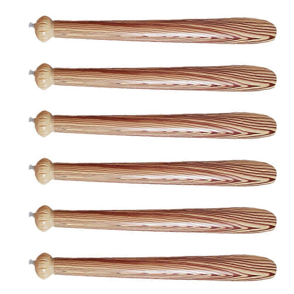 6pcs Inflatable Baseball Bats for Sports Events, Birthday Parties, Outdoor Fun – Vibrant Colors