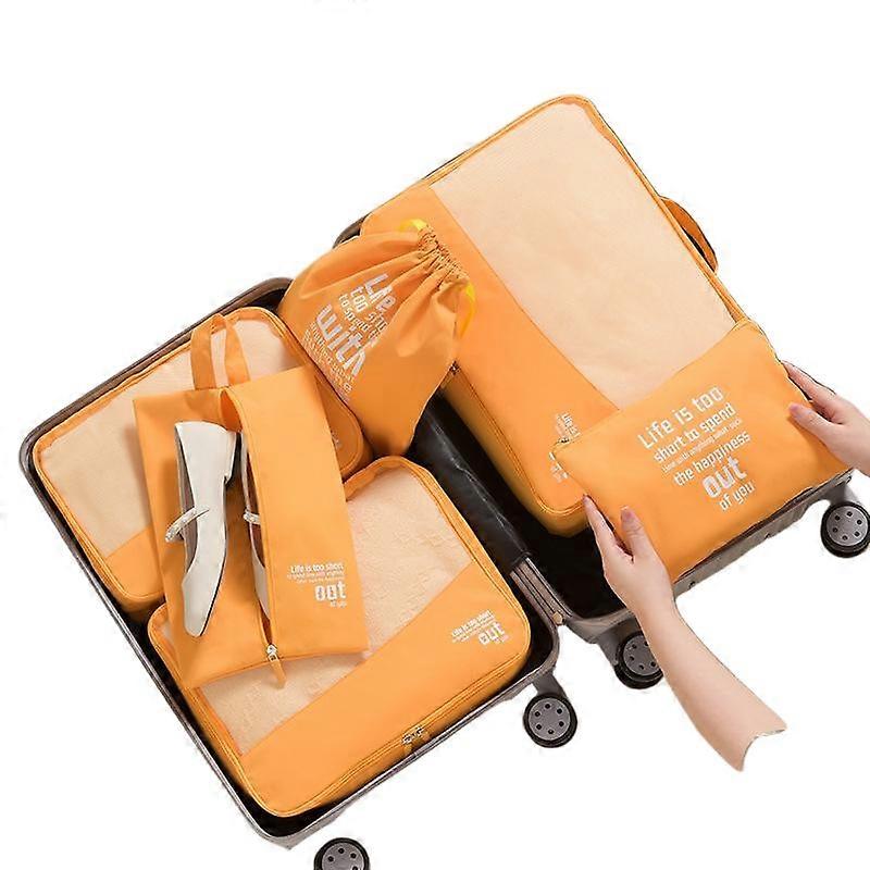 Travel storage bag set, six-piece set, classified storage to save space