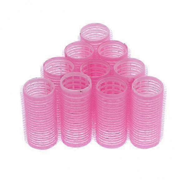 2X 10x Curls Self Grip s Hairdressing Curlers