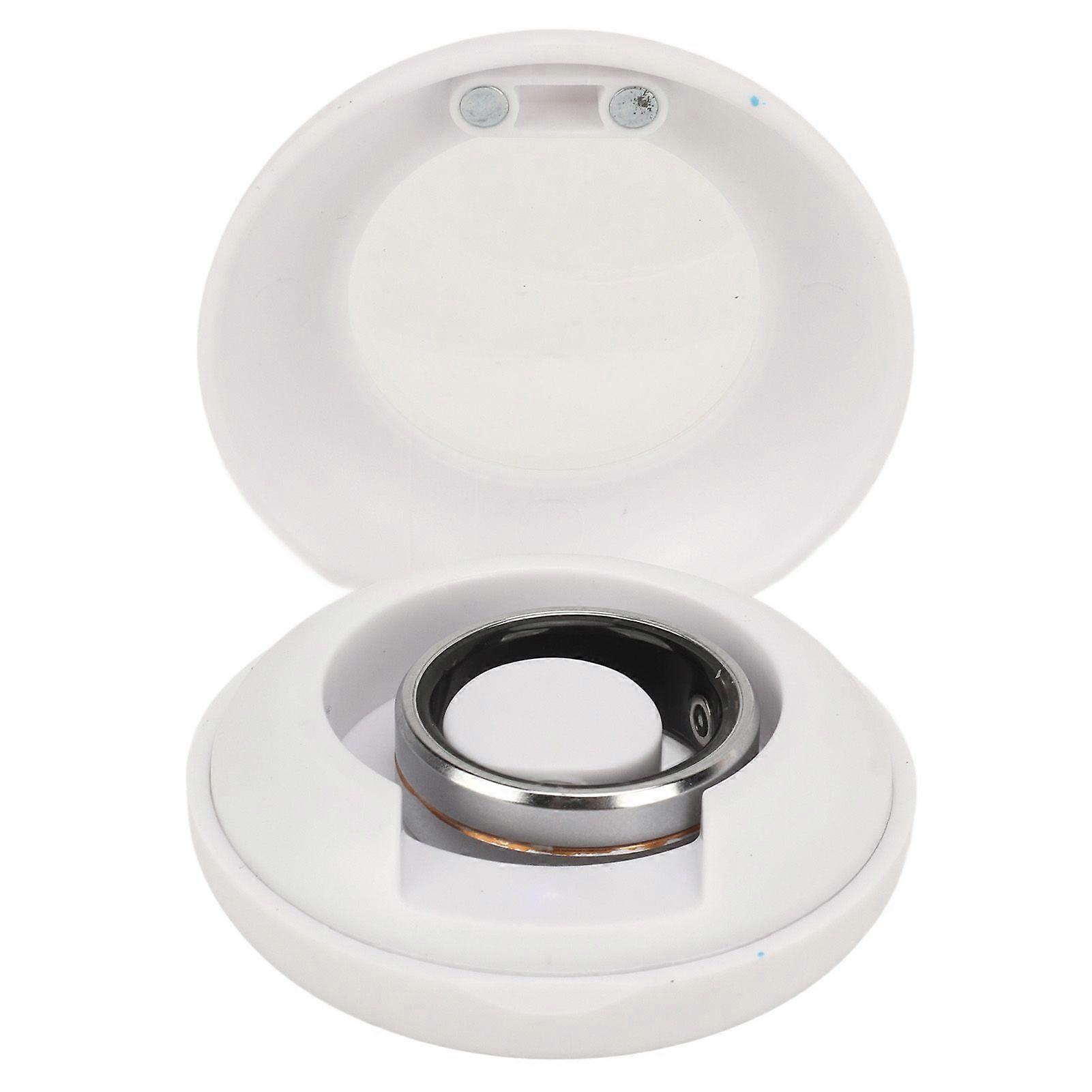 Smart Ring Silver Waterproof Remote Control Shooting Smart Health Tracker Ring for Fitness Sleeping Monitoring No. 12