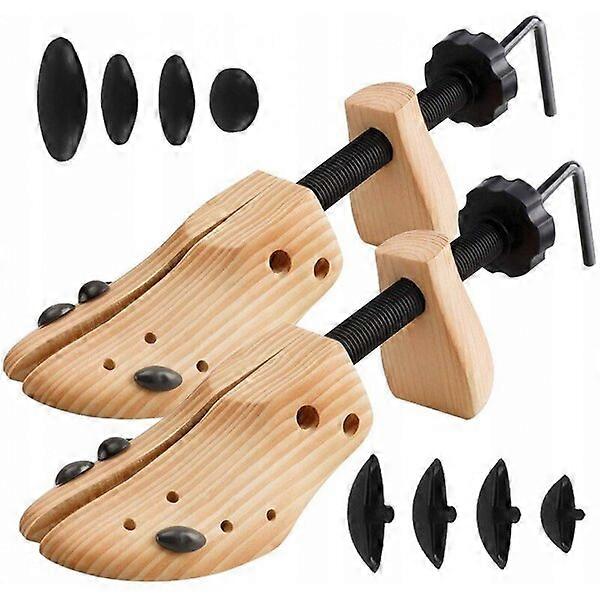 Unisex shoe tree, size 42 - 46, with side pads for local stretching