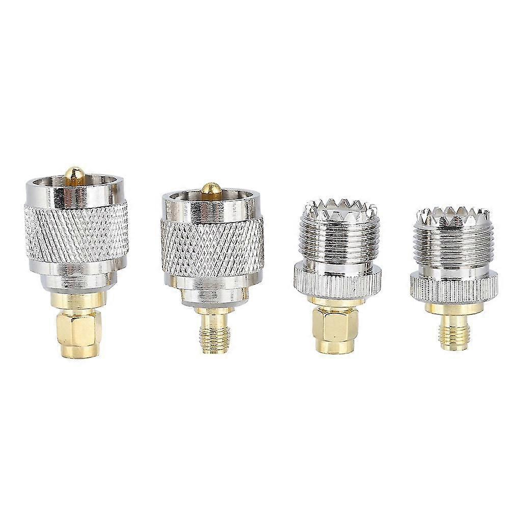 Adaptador SMA a UHF - Kit de conector coaxial RF macho a hembra