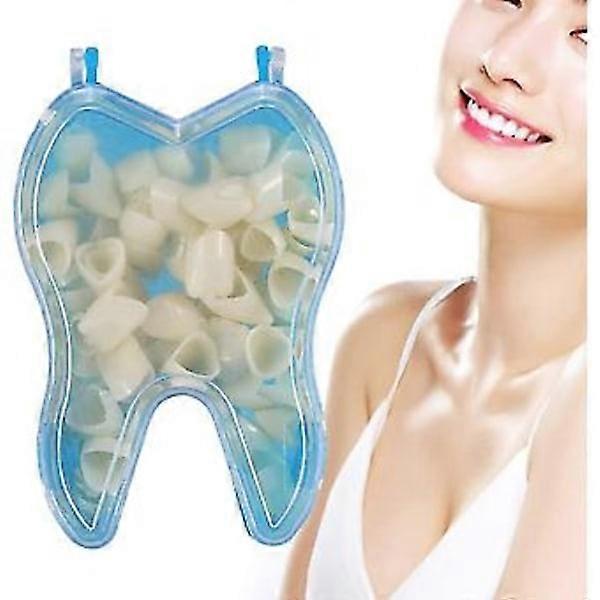 50 pcs Dental Crowns, 2 Types Temporary Resistant Tooth Crowns Assorted