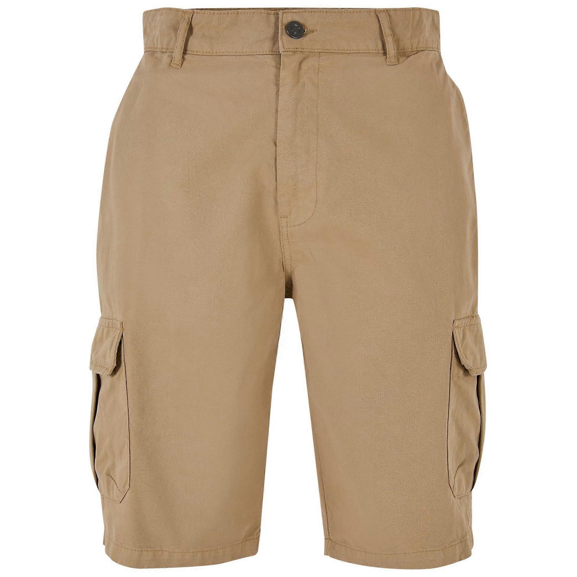 Urban Classics Bermuda Plain Cargo Shorts pour hommes Beige Union 31R