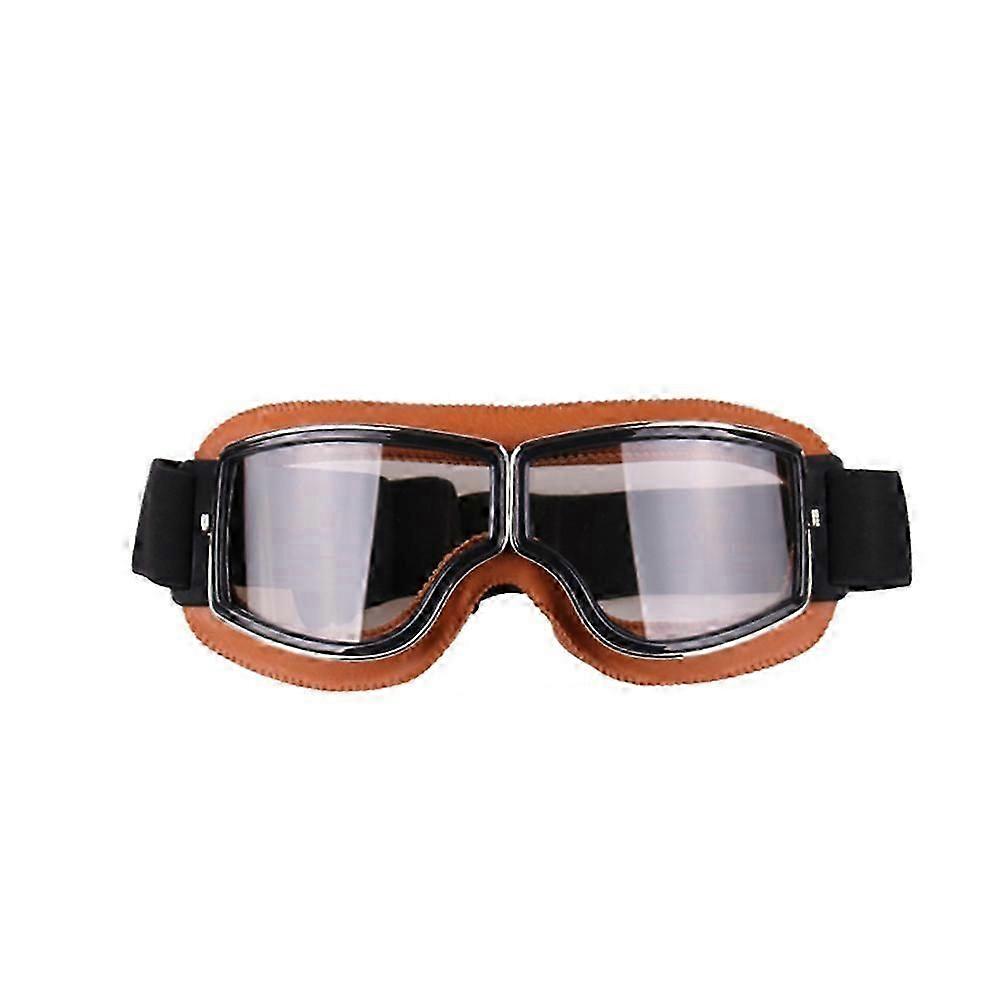 Unisex Vintage Motorcycle Motorbike Windproof Dustproof Pilot Goggles for