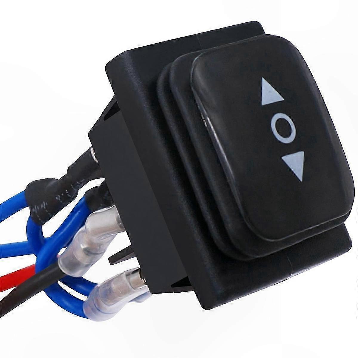 6-Pin 3-Position Rocker Switch for Motor Actuator Control with Momentary Polarity Reversal and Waterproof Design