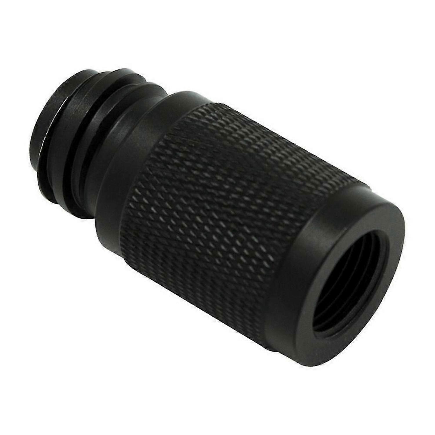 CO2 Soda Cylinder Adapter Check Valve 5/8-18UNF to TR21-4 Conversion Kit for Soda Black