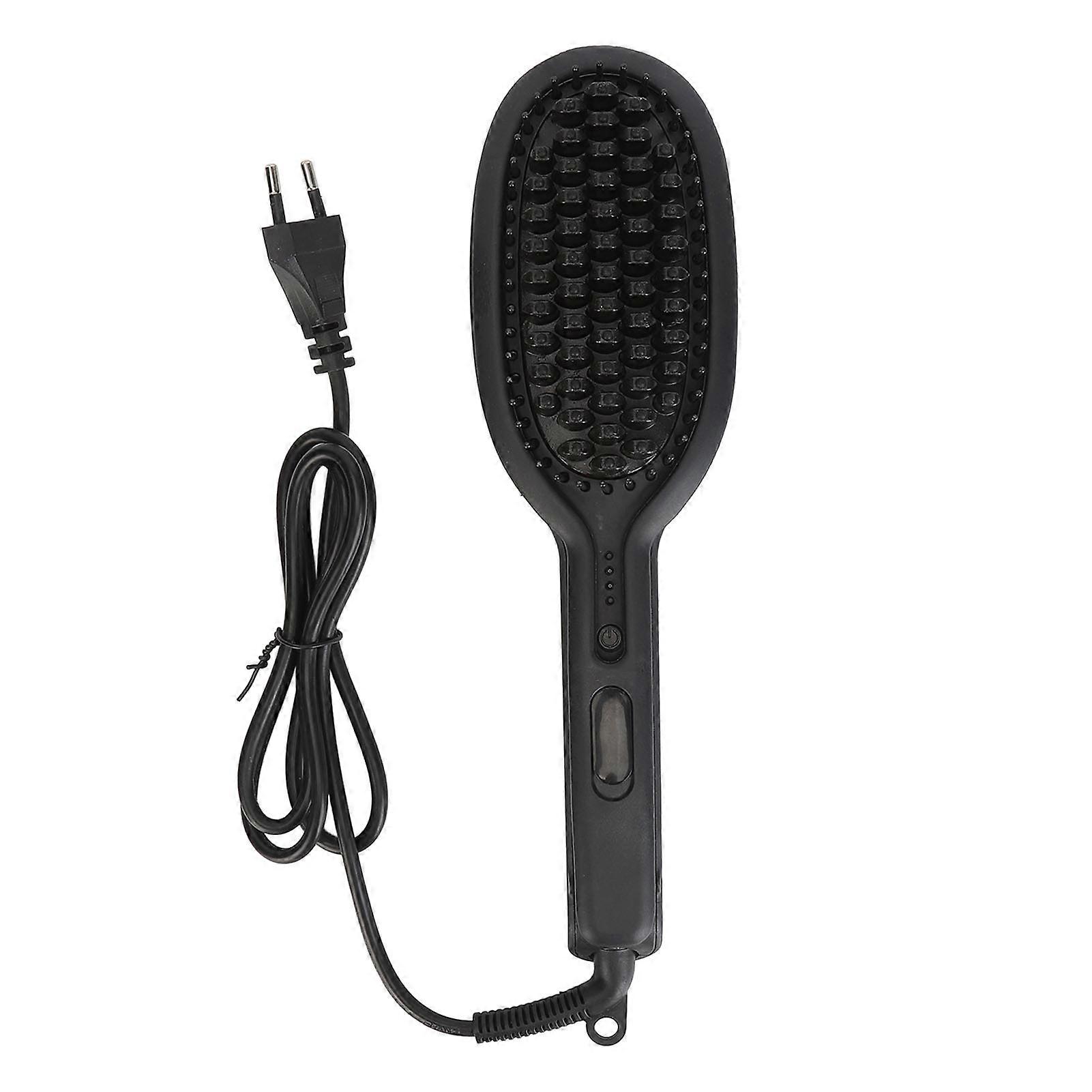 Fer à lisser et à boucler, brosse de massage à ions négatifs, chauffant automatiquement, pour le coiffage, prise UE 220-240 V