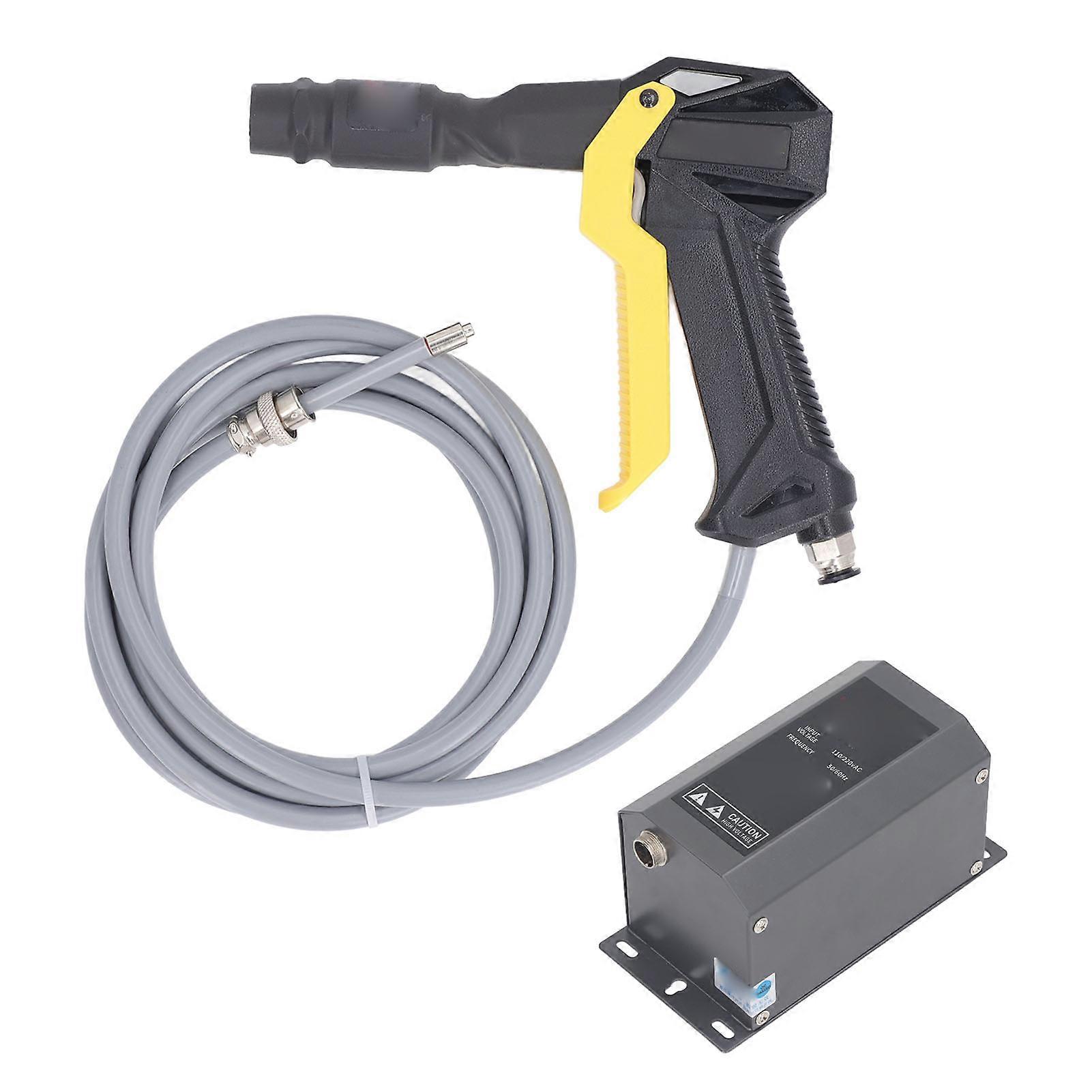 イオン化エアガン 4.6kV LED ディスプレイ 10W EU プラグ 220V 帯電防止