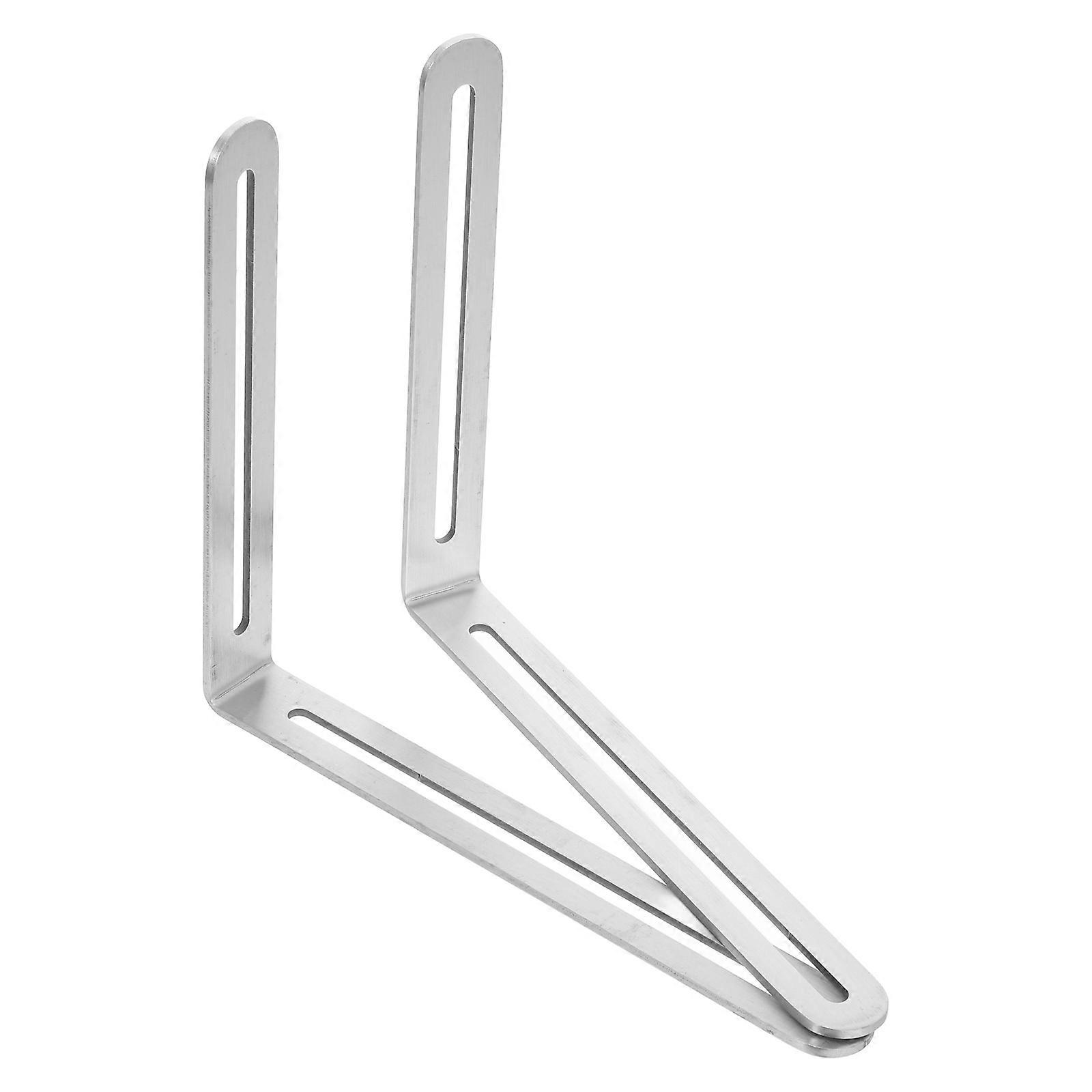 Brace Bracket Stainless Steel L Bracket with Adjustable Right Angle 6Pcs