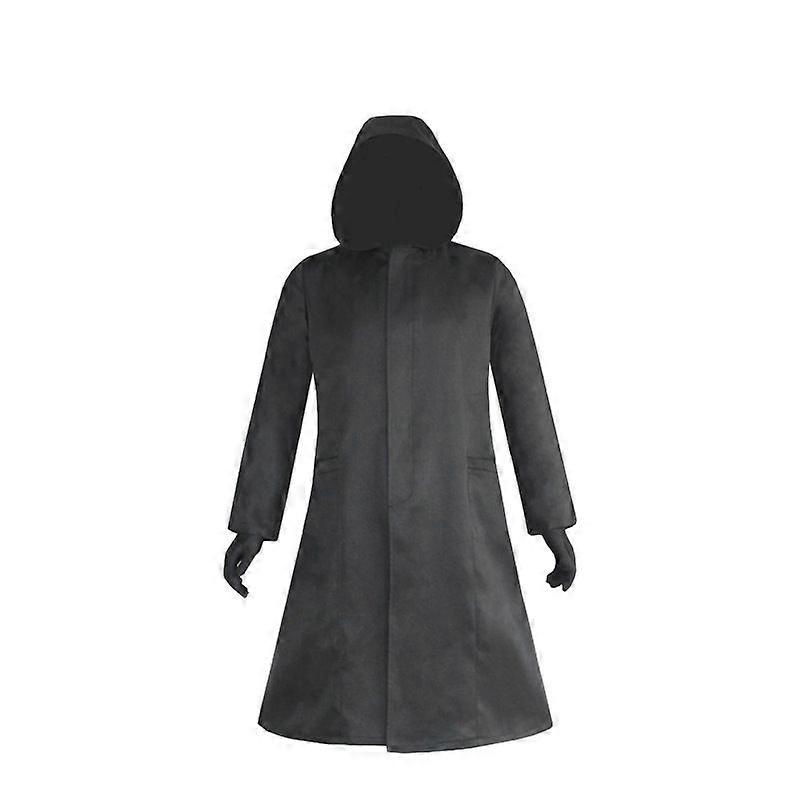 Halloween Red Jumpsuit Work Uniform Black Clown Jacket Game Character Performance Suit BOSS Cloak Set