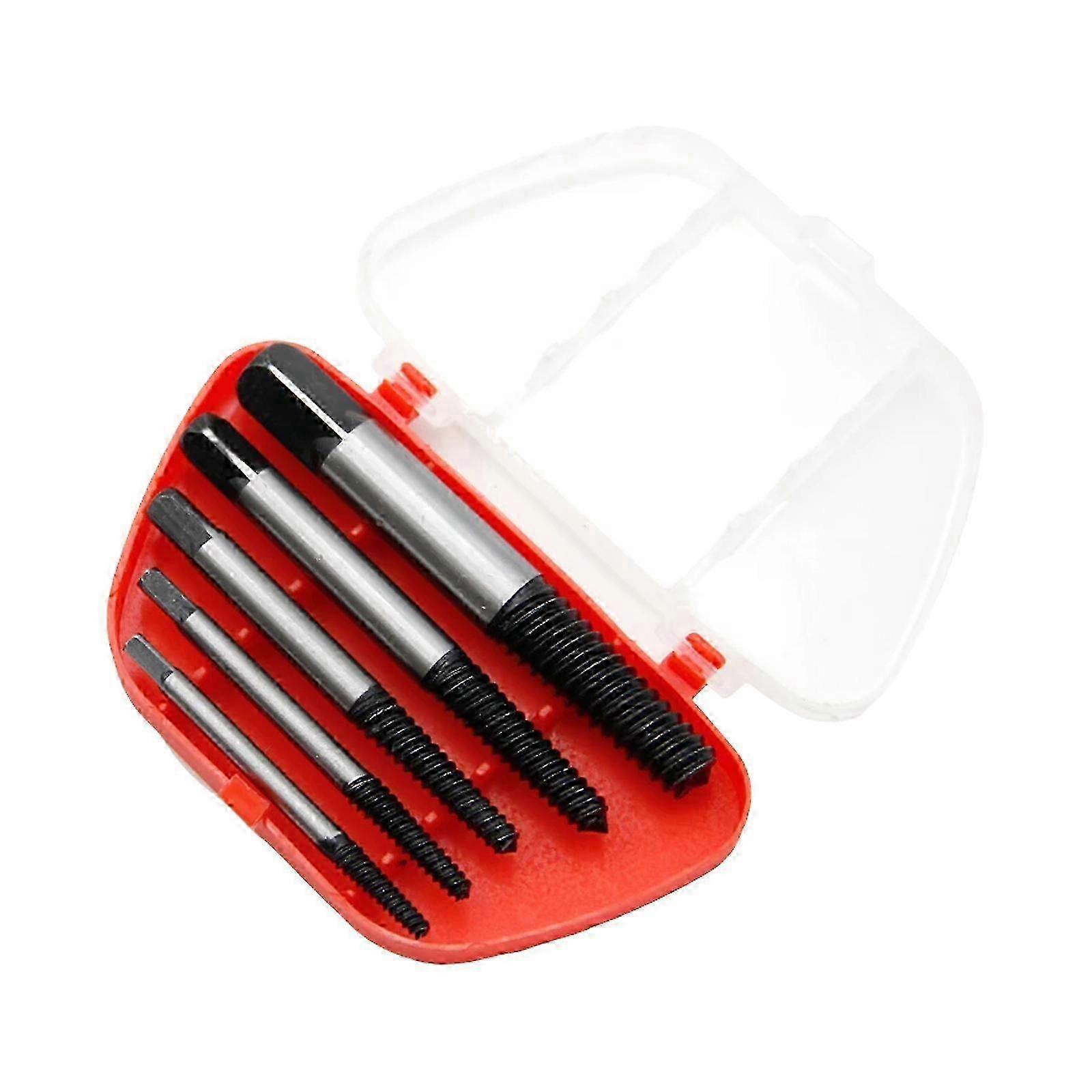 5/6Pcs Broken Wire Extractor Fine Tooth Broken Head Screw Removal Faucet Removal Tool Pipe Extractor Accessory Set