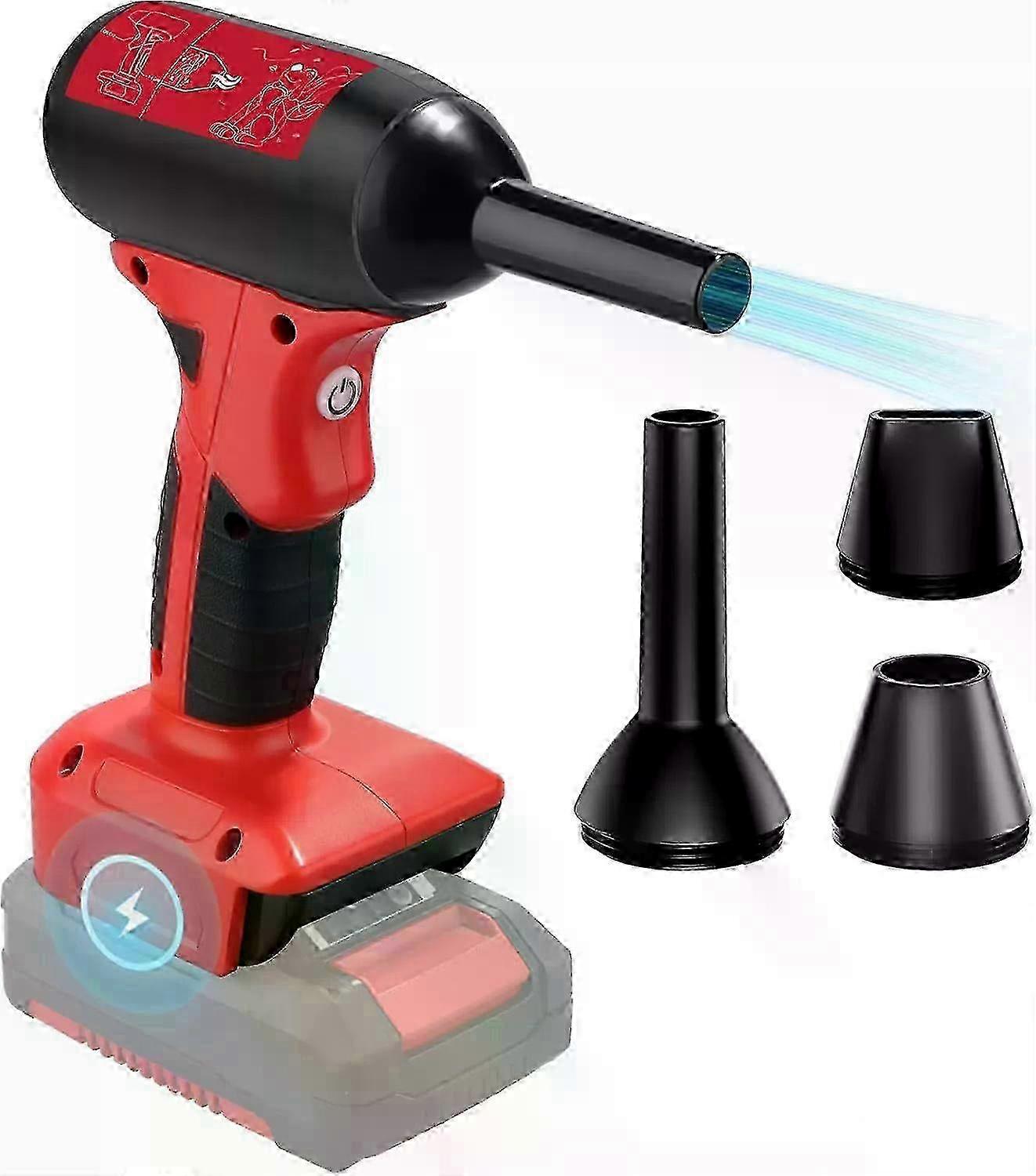 3 in 1 Mini Gebläse für Einhell 18V Akku Tragbar Handstaubsauger Luftgebläse