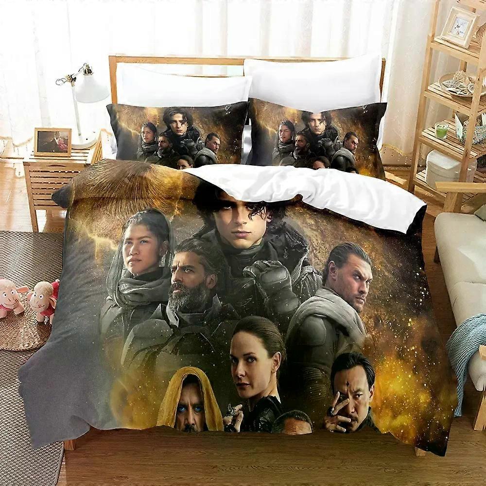 PIN1713 3D Print Dune Bedding Set Duvet Cover Bed Set Quilt Cover