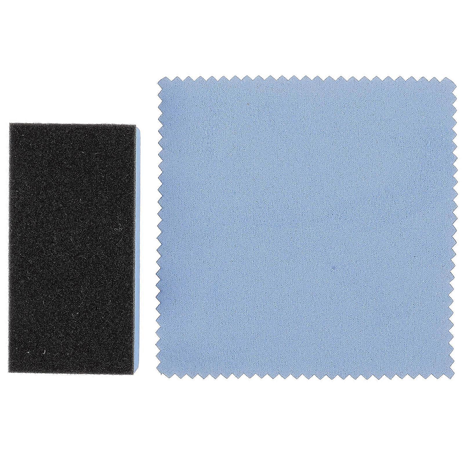 Car Wax Applicator Pad Tire Applicator for Car Use 1Set Sponge and Dressing Cloth Kit