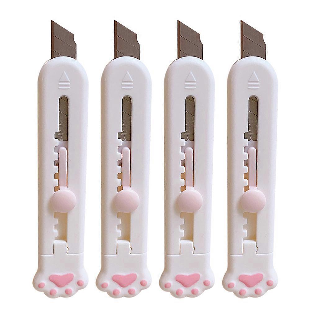 Multi-Function White Convenient Paper Cutter 4Pcs for Home