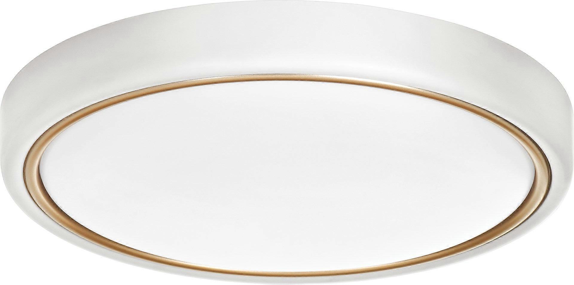 Plafón de techo LED moderno Activejet Verdi blanco/dorado 23w