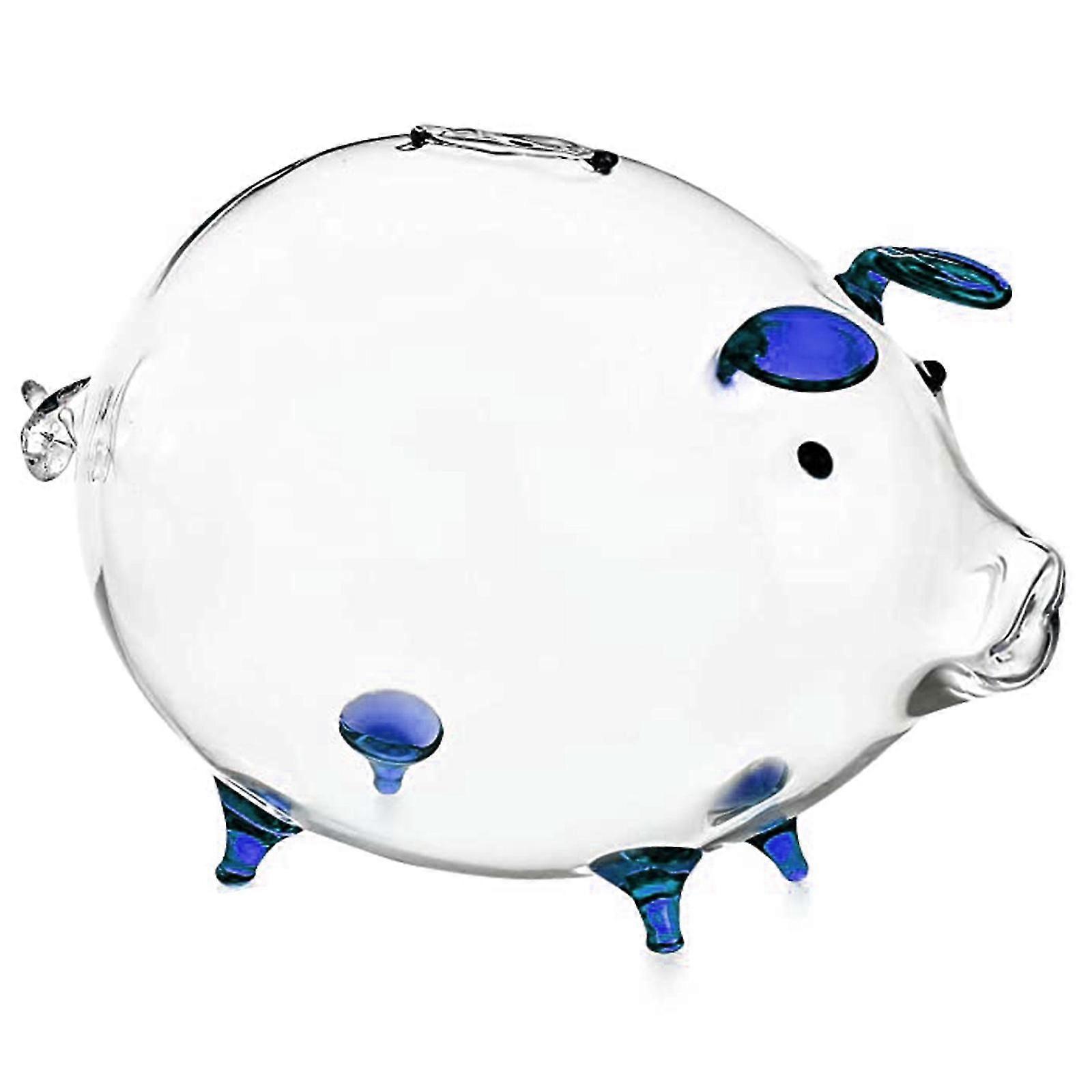 Pig Piggy Bank Money Boxes Coin Saving Box Mignon Verre Transparent Souvenir Naissance