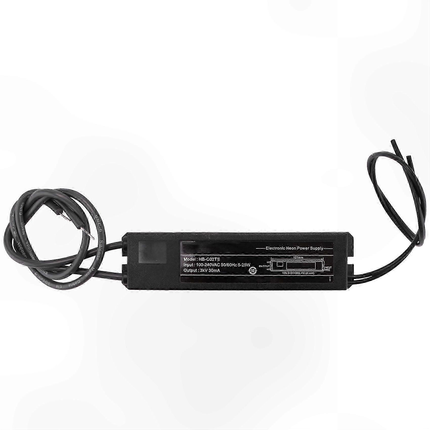 Glow-in-the-Dark Lighting Power Supply 3KV 30mA 5-25W Transformer for Various Sizes-Compatible Solutions