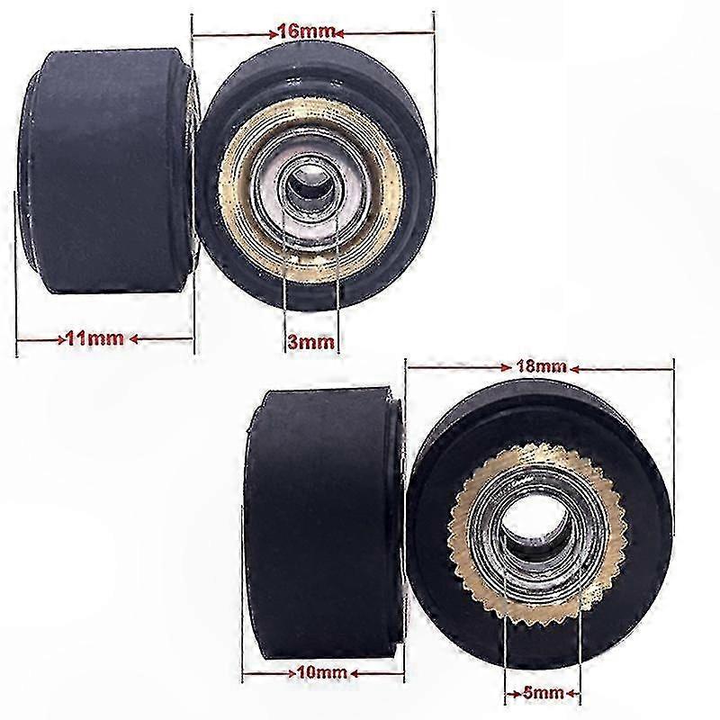 3 Pieces Vinyl Cutter Pinch Rollers for Cutting Plotters Compatible with Multiple Brands and Models