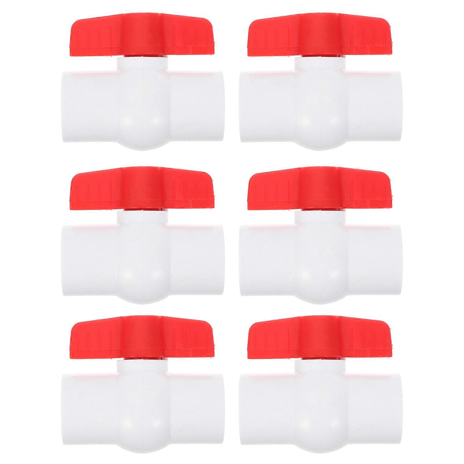 Ball Valves PVC Thread Valves for Water Pipe Shut Off 12Pcs