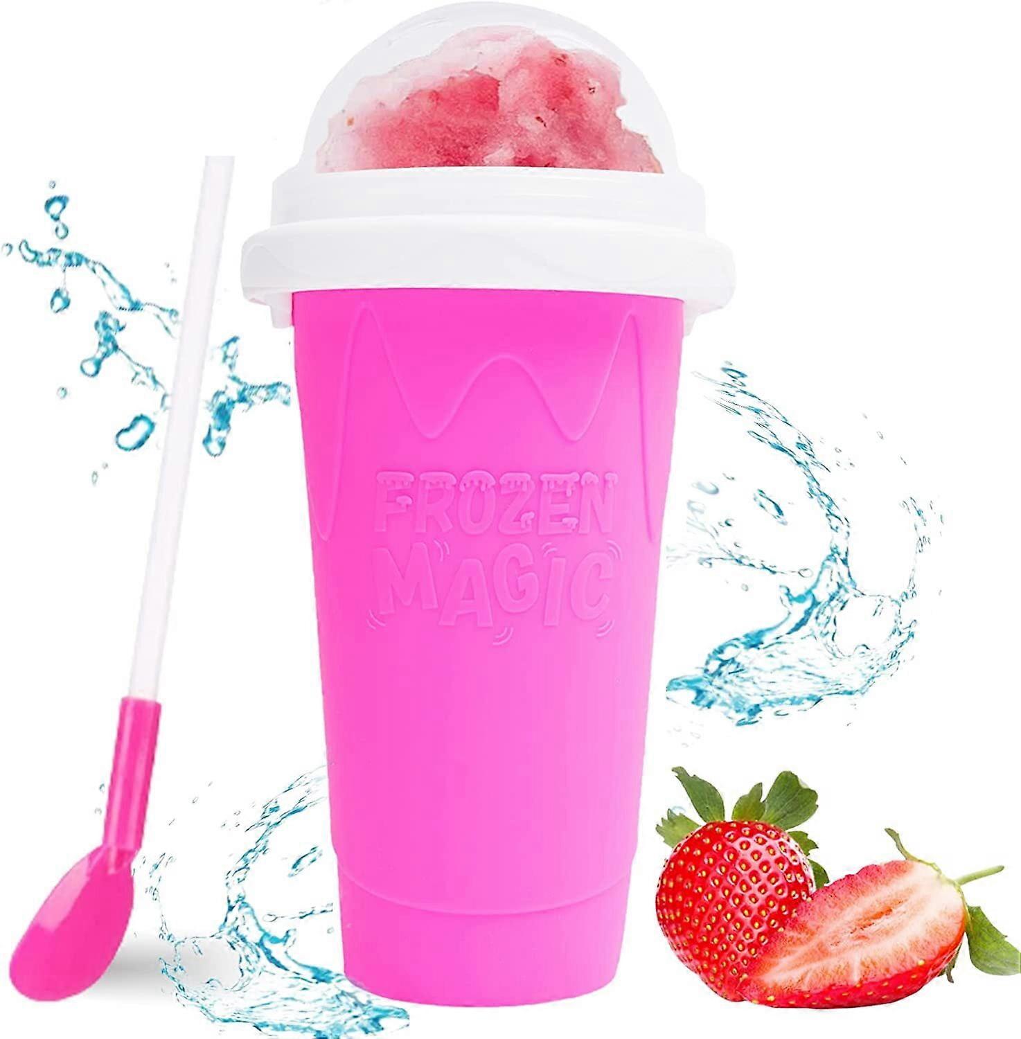 Wattne Magic Slushy Maker 350ml Cup with Spoon Straw