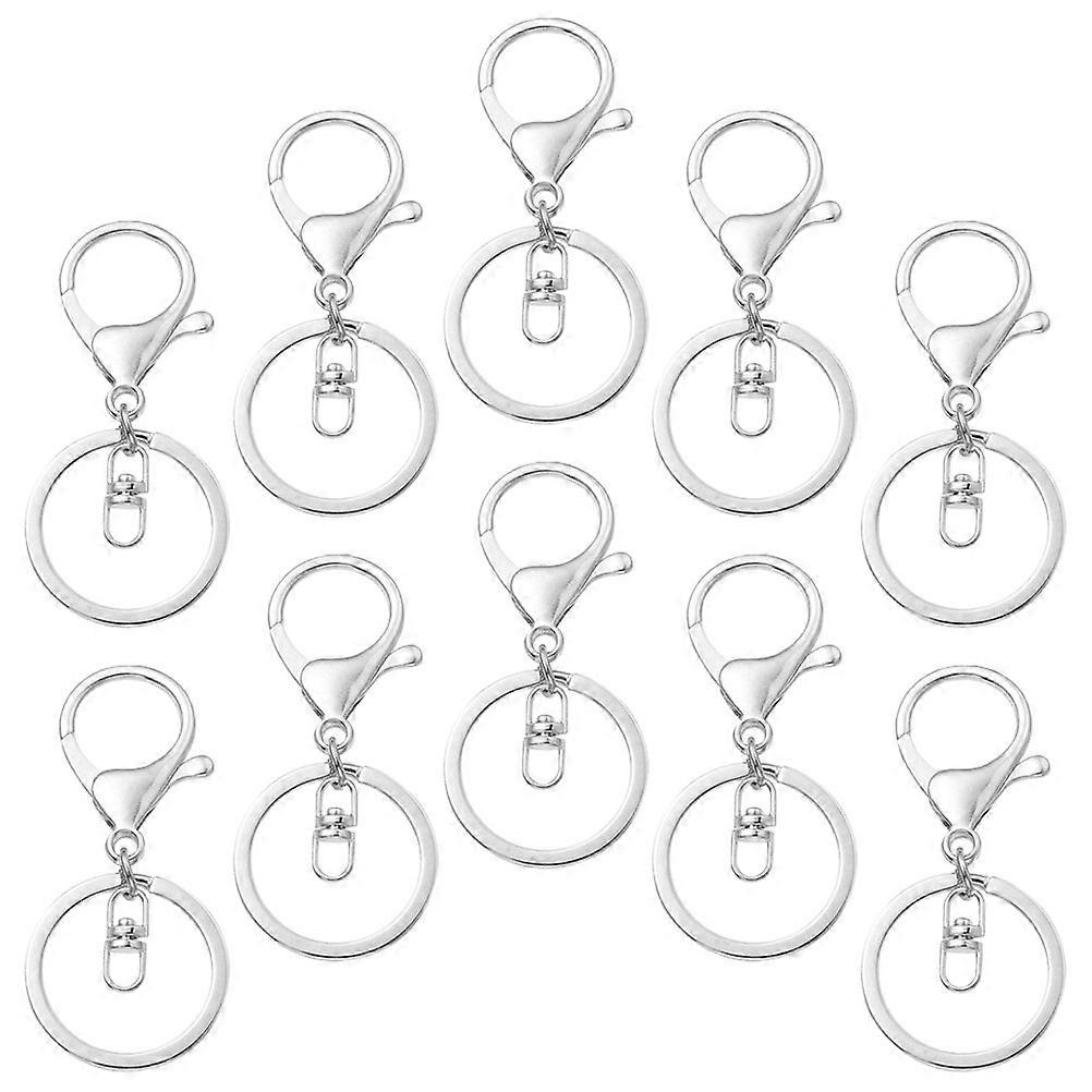 Keychain Making Supplies Lobster Clasp Keychains for Keys Holding 40Pcs
