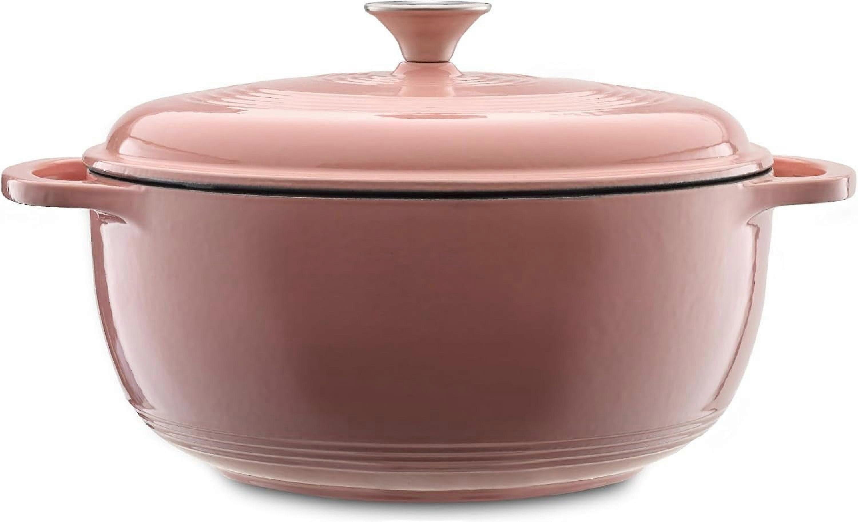 Enameled Cast Iron Round Dutch Oven, 6 qt., Red