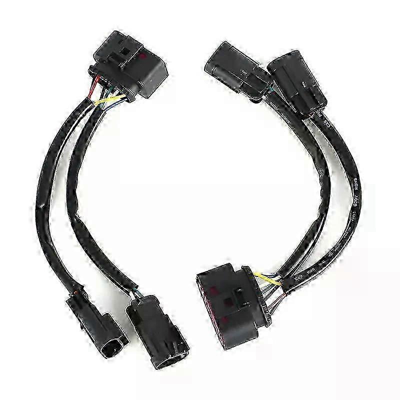 09-18 Dodge Ram Headlight Conversion Harness Plug Connector Quad Housing to Projector 2PCS