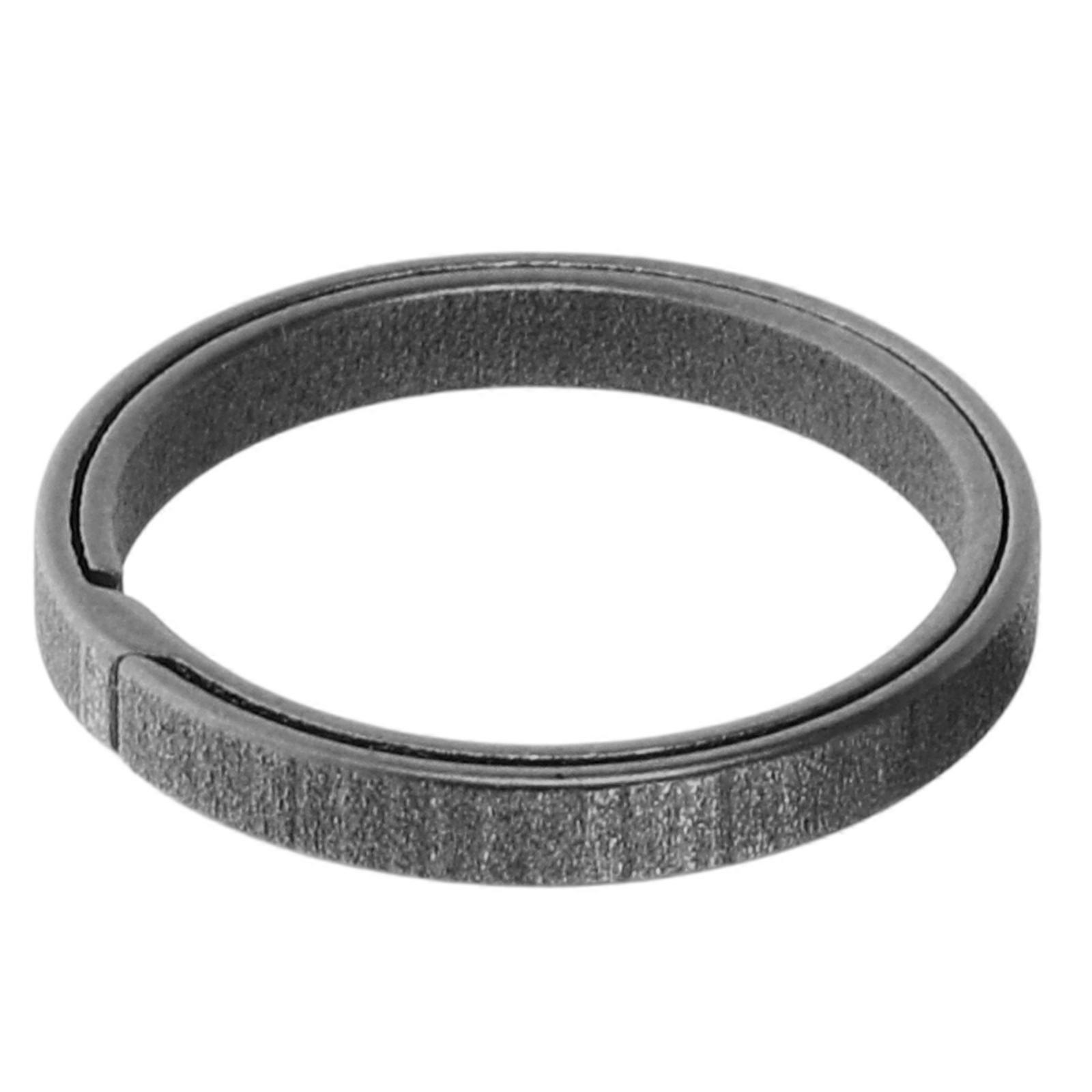 Split Key Rings Titanium Alloy for Key Holding 3Pcs Smooth Round Rings