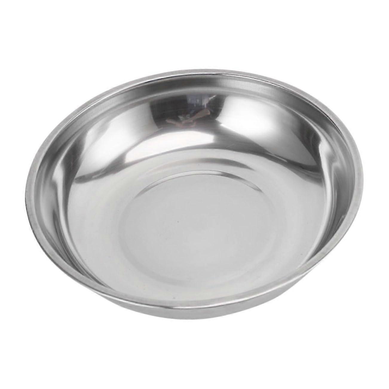 Stainless Steel Scale Pan 25cm Diameter MultiPurpose Weighing Tray, Kitchen Use Accessory, Durable Metal