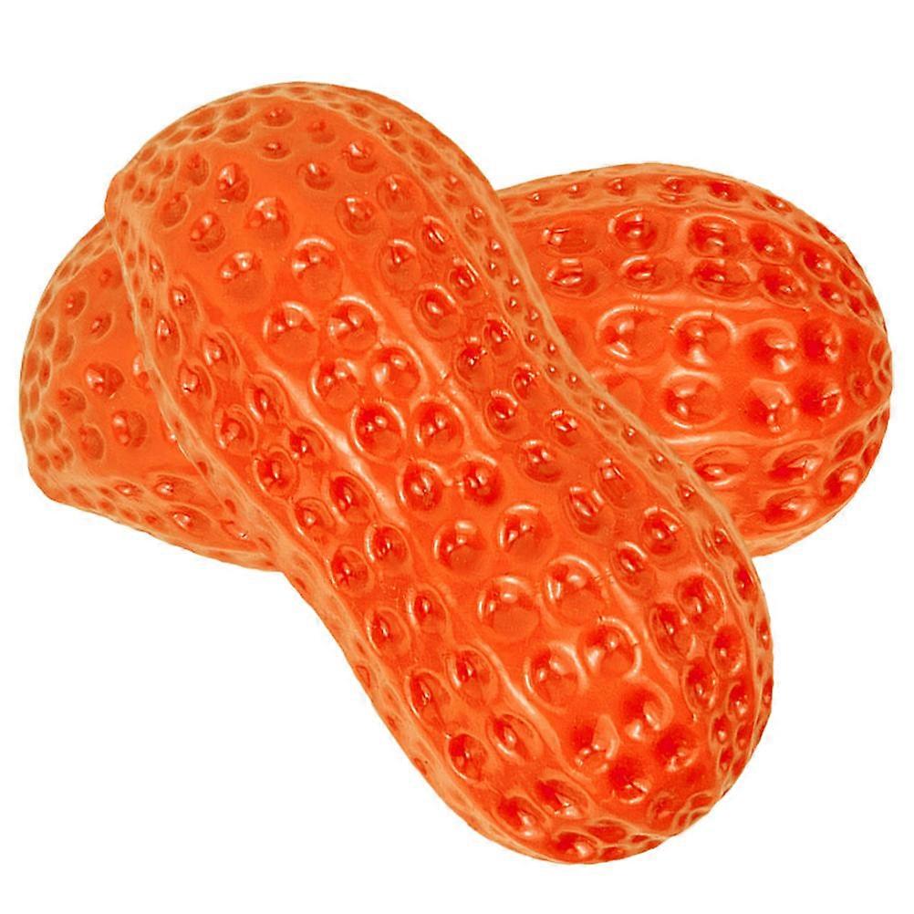 Bite-resistant Chewing Toys 6 Pcs Simulation Peanut Toy Ideal For Playtime Pet Owners Durable TPR Material