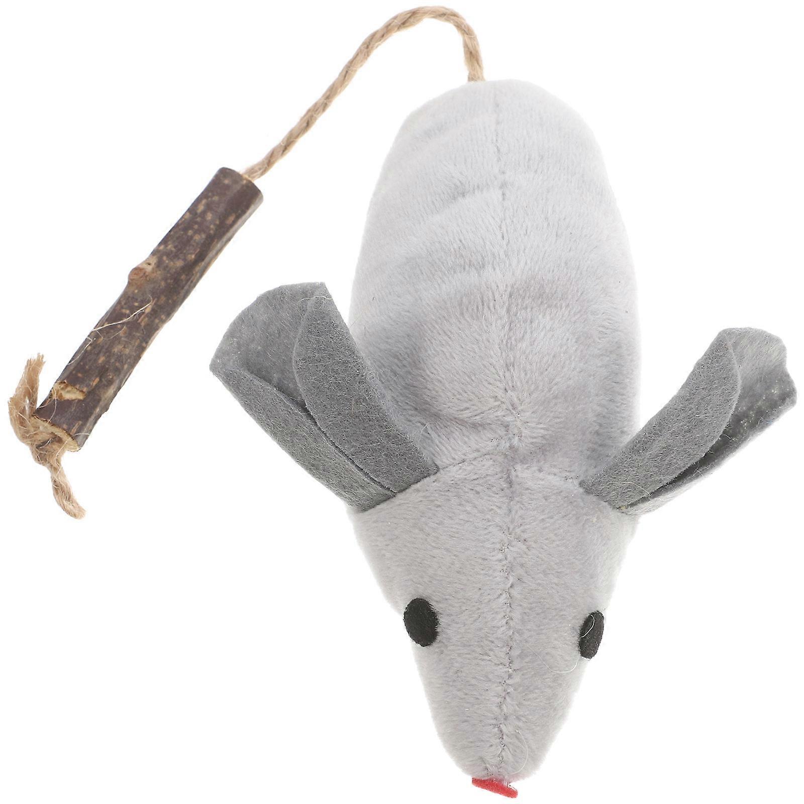 3Pcs Catnip Mouse Shape Toy For Indoor Kittens Interactive Playtime With Durable Rope And Encouraged Teething Fun Toy For Cats