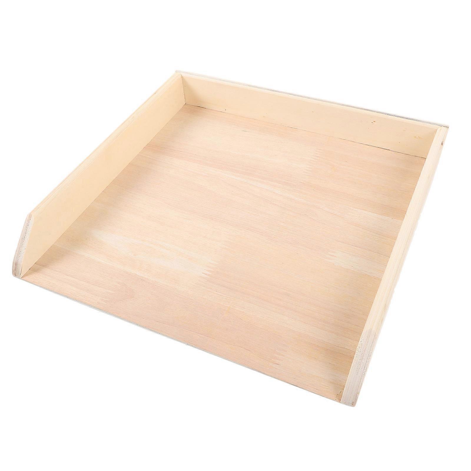 Fridge Container Wooden Dumpling Storage Tray for Food Preservation 5Pcs