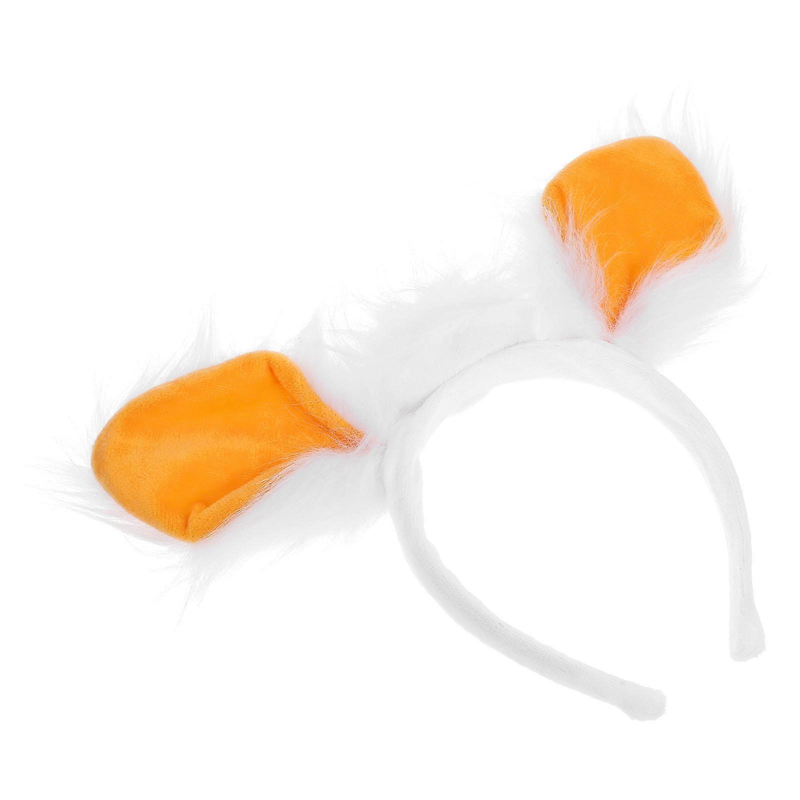 Sheep Headband Costume Accessory For Holiday Parties And Themed Events Size 28X18X4Cm Made Of Plush Material 5Pcs