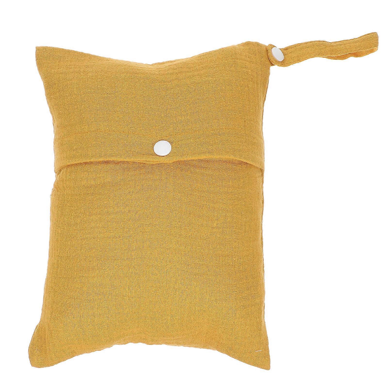 Baby Stroller Hanging Organizer Bag for Diaper Use 3Pcs Set Yellow