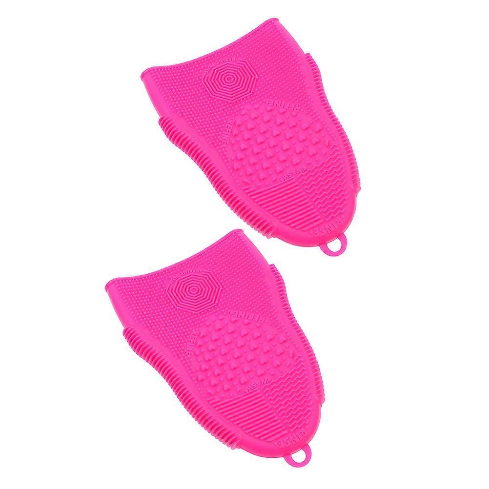 Makeup Brush Cleaning Pad Silicone Brush Cleaner Tool for Cleaning 10Pcs