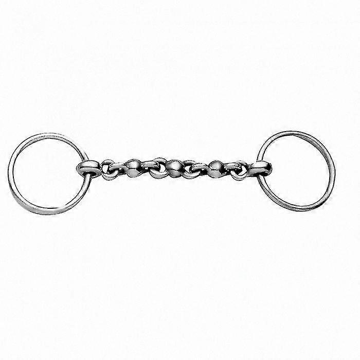 Stainless Steel Snaffle Bit with Loose Rings for Equestrian Riding