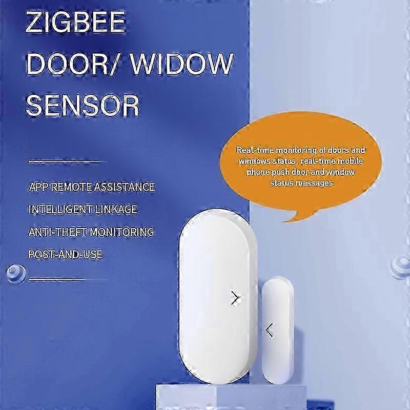 Tuya Smart ZigBee Door Window Contact Sensor Smart Home Wireless Door Detectors Open/Close APP Remote Alarm