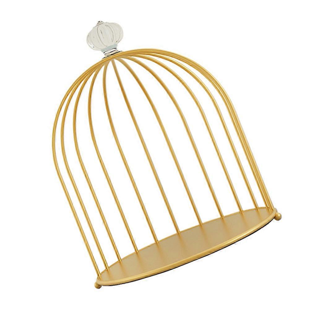 Makeup Storage Shelf with Bird Cage Design for Desktop Use 2Pcs
